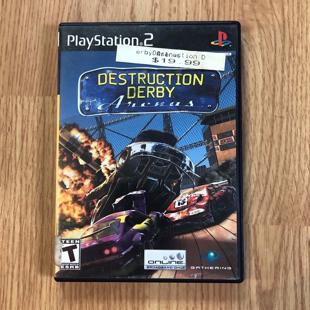 PS2 Destruction Derby: Arenas Game